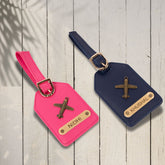 Customized Vegan Leather Luggage Tags