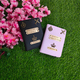 Personalized Combo Vegan Leather Passport Cover