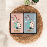 Personalized Couple Passport Cover (Work Save Travel)