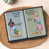 Personalized Couple Passport Cover