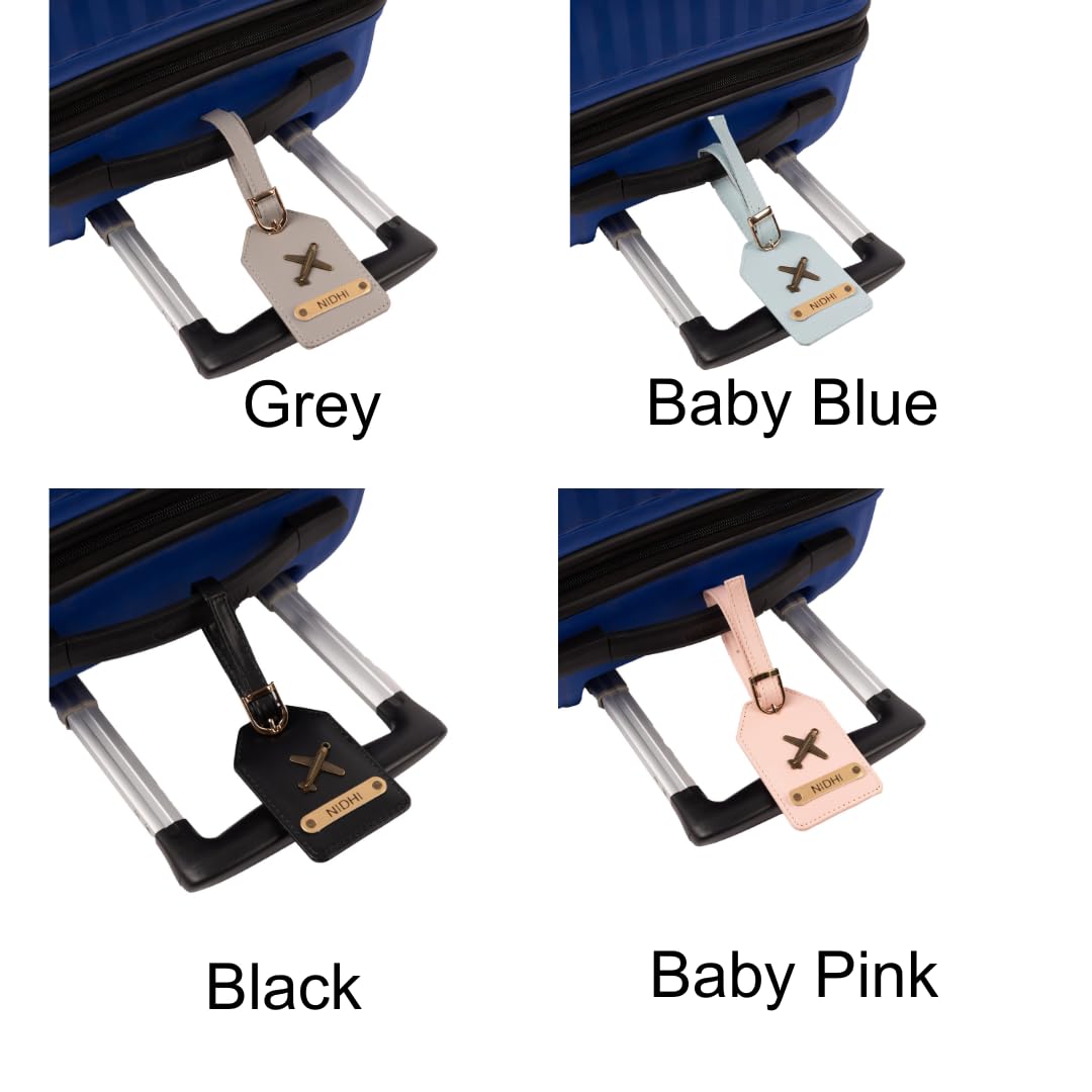 Customized Vegan Leather Luggage Tags