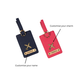 Customized Vegan Leather Luggage Tags