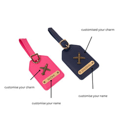Customized Vegan Leather Luggage Tags