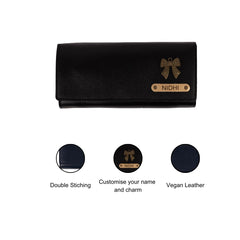 Personalized Leather Wallet for Women