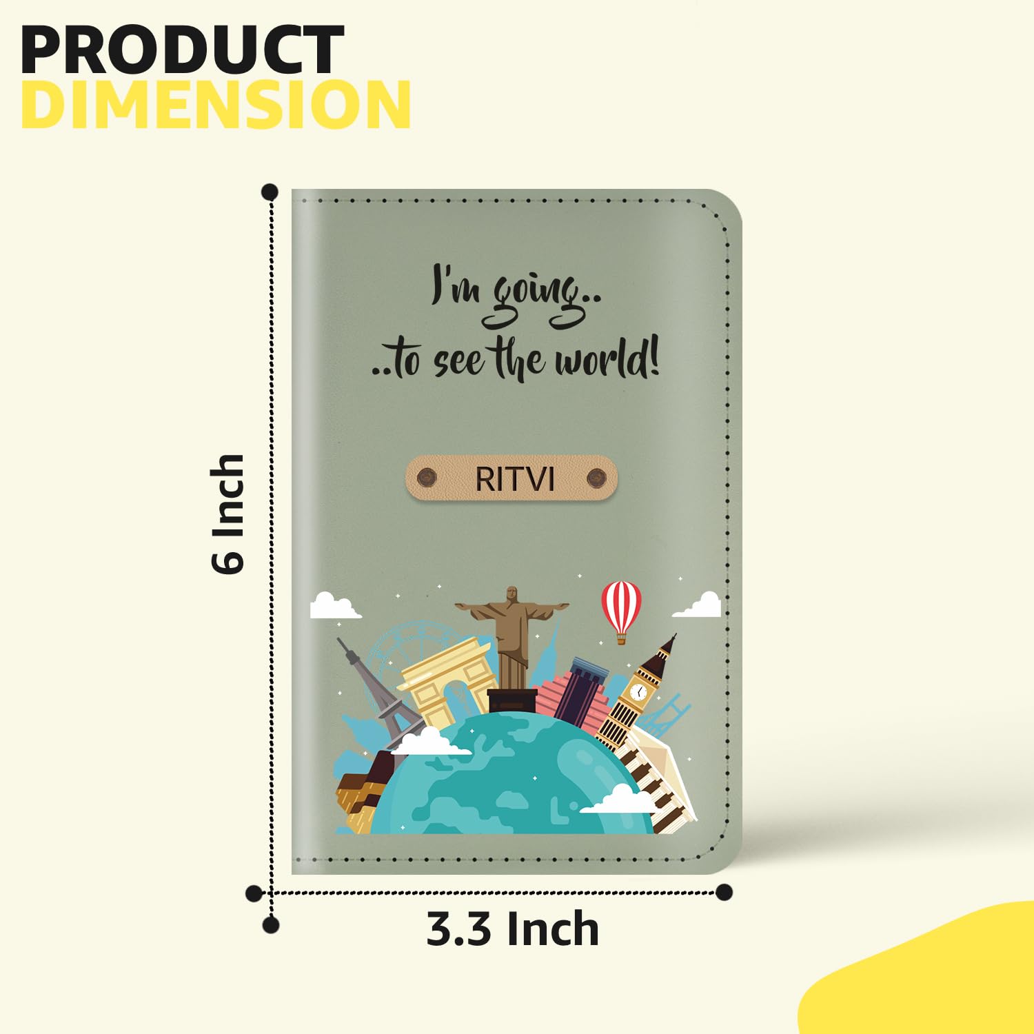 Personalized Couple Passport Cover