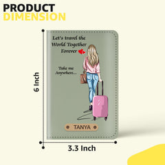 Personalized Couple Passport Cover