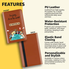 Personalized Couple Passport Cover