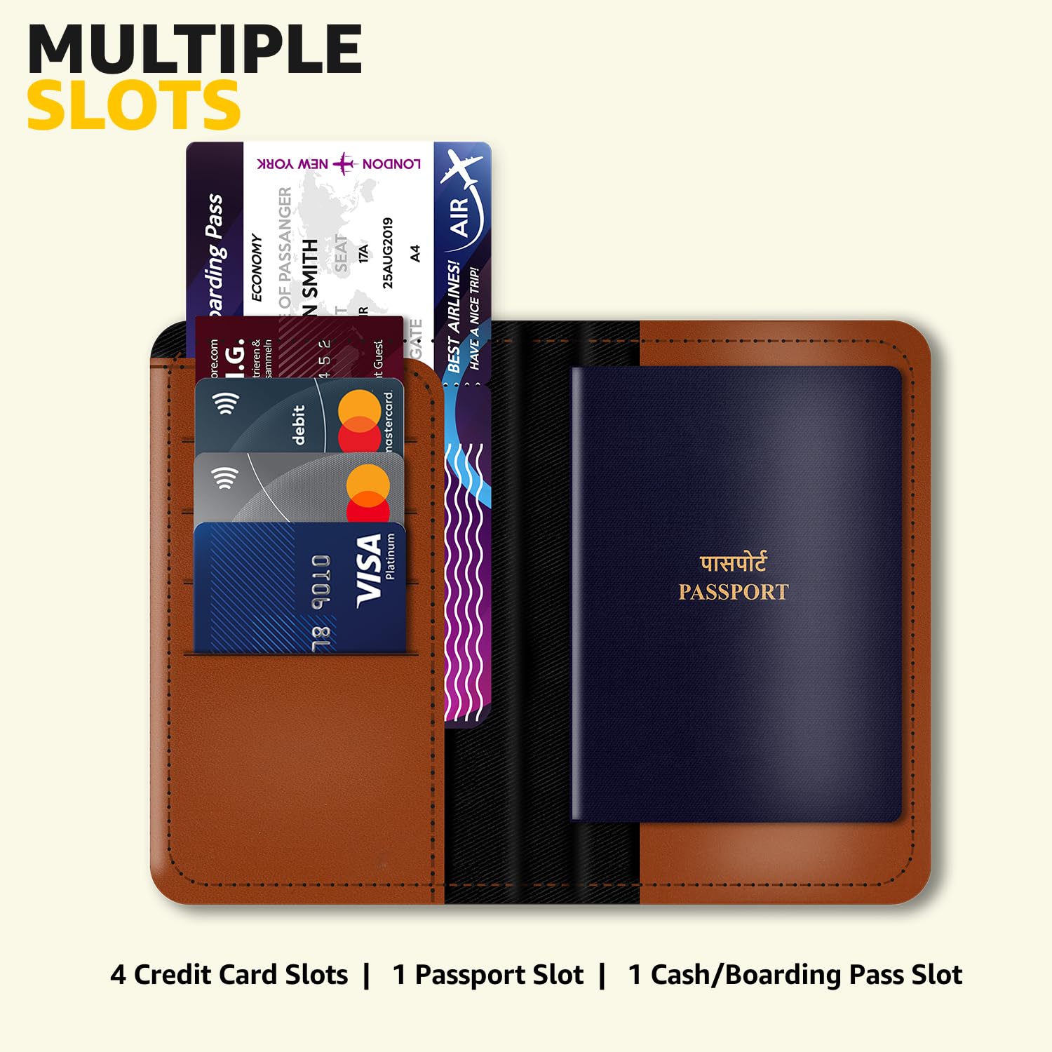 Personalized Couple Passport Cover (Work Save Travel)