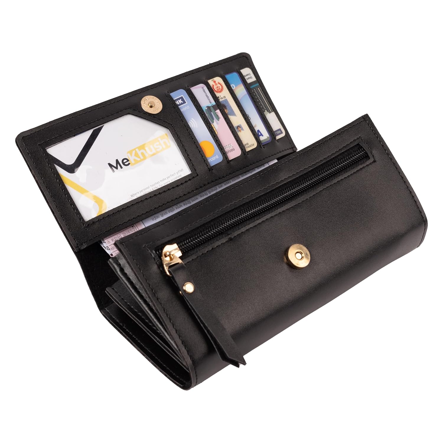 Personalized Leather Wallet for Women