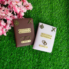 Personalized Combo Vegan Leather Passport Cover