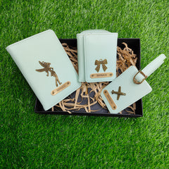 Personalized Gift Set Combo of Vegan Leather