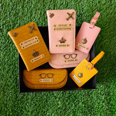 Personalized Male & Female Gift Combo with crocodile pattern