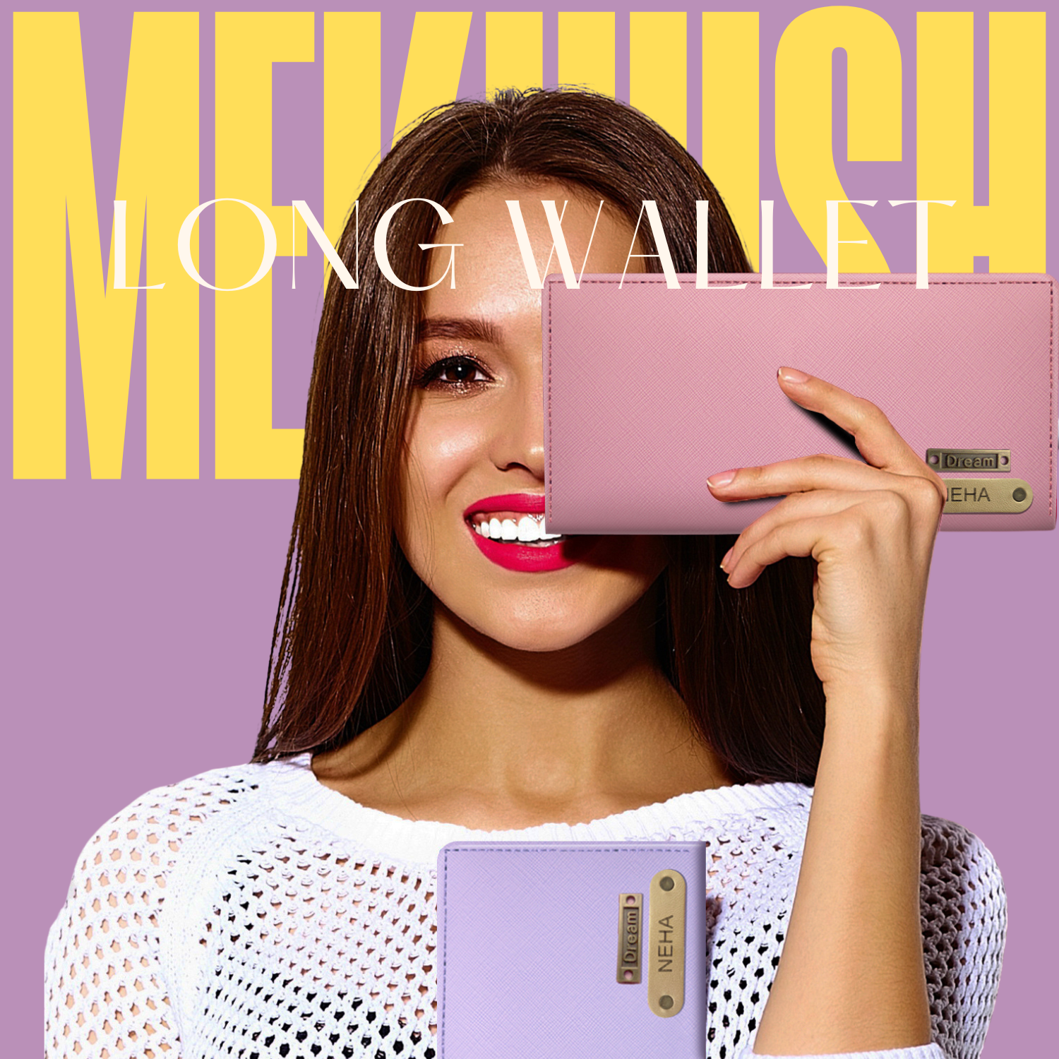 Personalised Long Wallet for Women