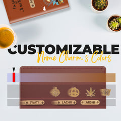 Personalised Long Wallet for Women