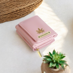 Personalised Vegan Leather Mini Wallet