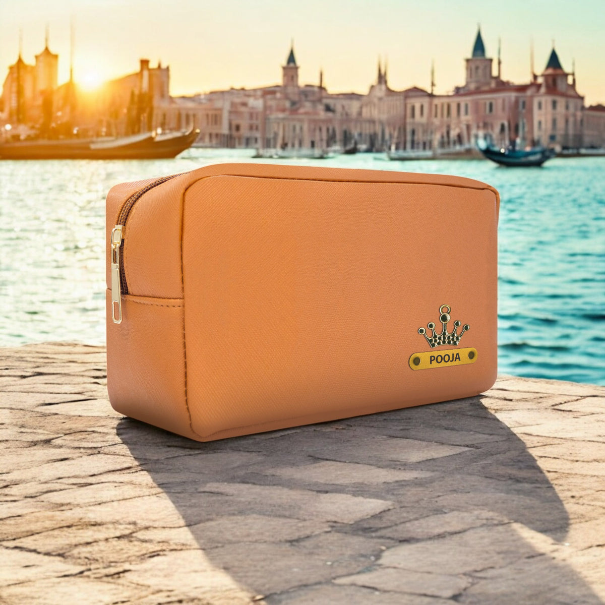 Personalized Leather Bag/Pouch for Men & Women