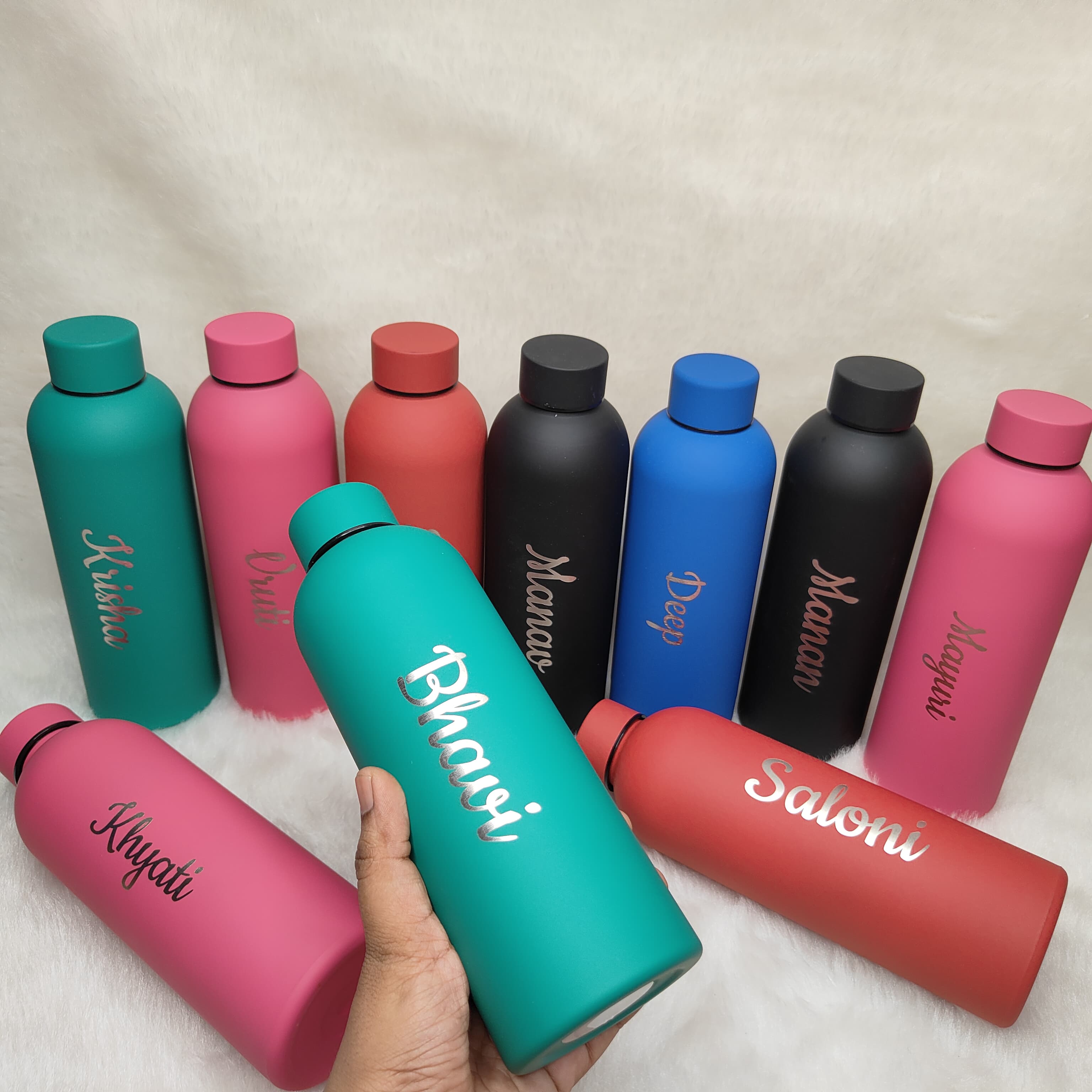 Personalized Name Stainless Steel Water Bottle - 500ml