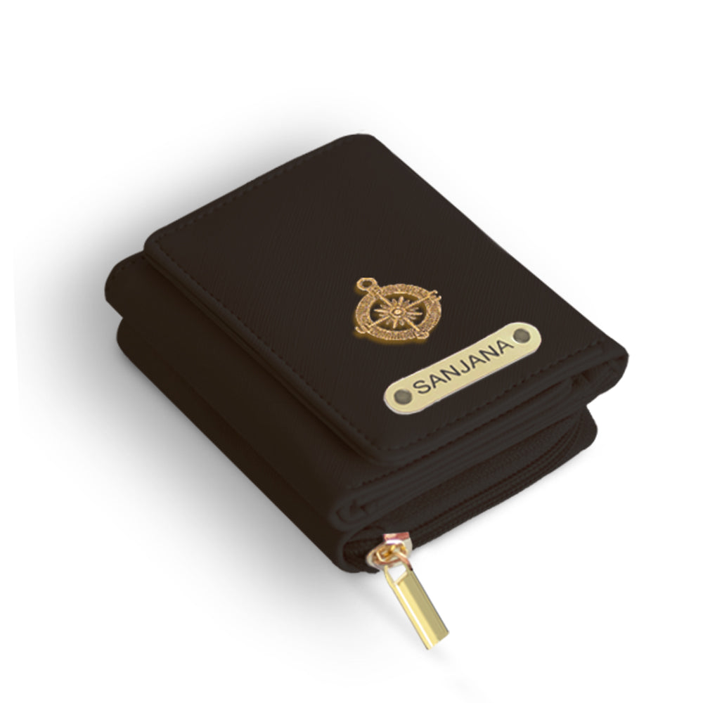 Personalised Vegan Leather Mini Wallet