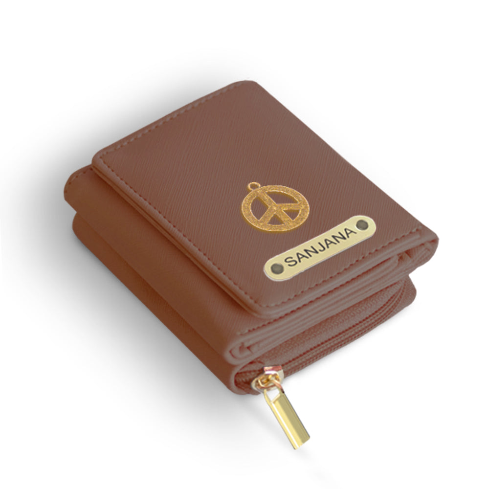 Personalised Vegan Leather Mini Wallet