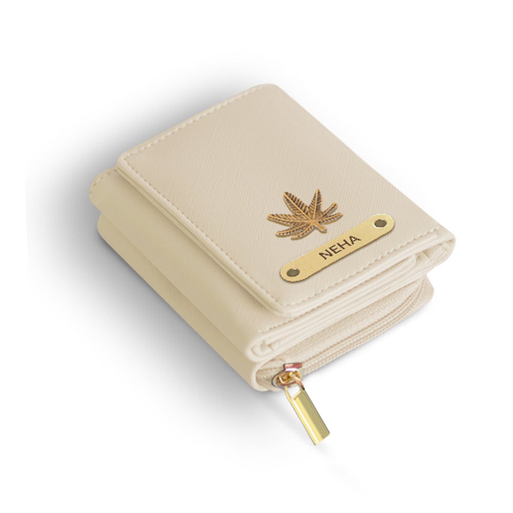 Personalised Vegan Leather Mini Wallet