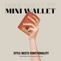 Personalised Vegan Leather Mini Wallet