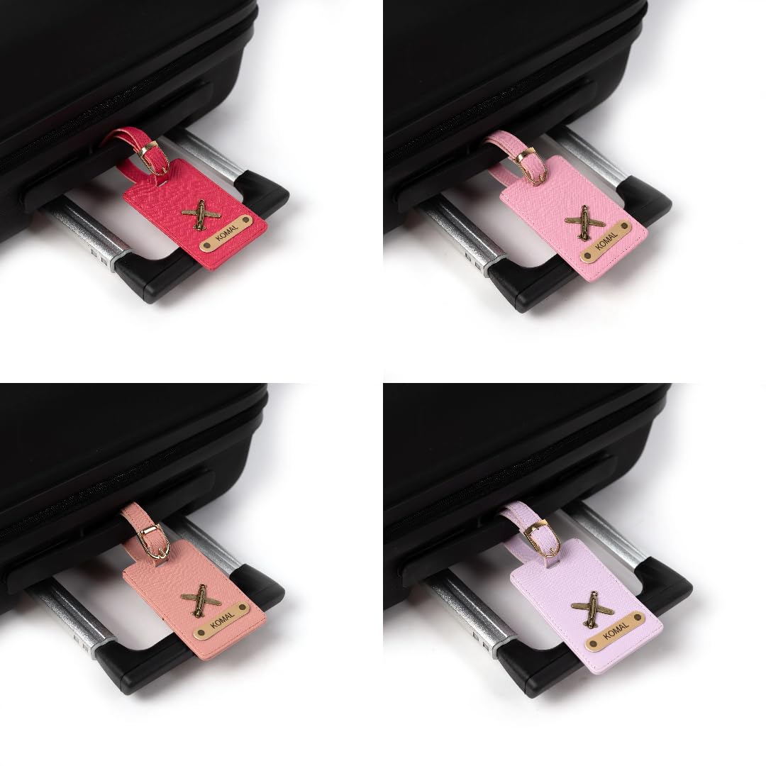 Customized Vegan Leather Luggage Tags