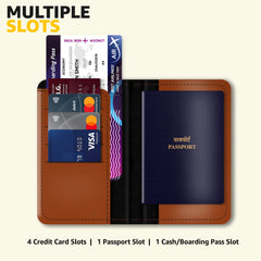 Personalized Printed Leather Passport Cover(Design01)