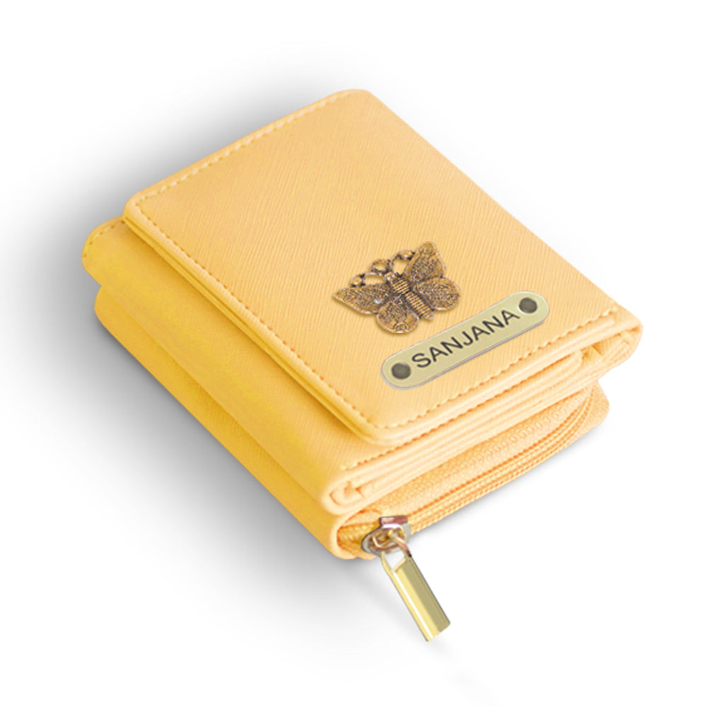 Personalised Vegan Leather Mini Wallet