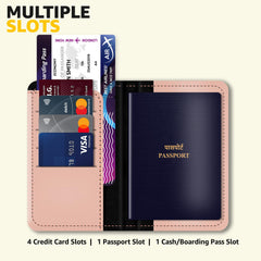 Personalized Printed Leather Passport Cover (Design 07)