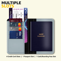 Personalized Printed Leather Passport Cover (Design 05)