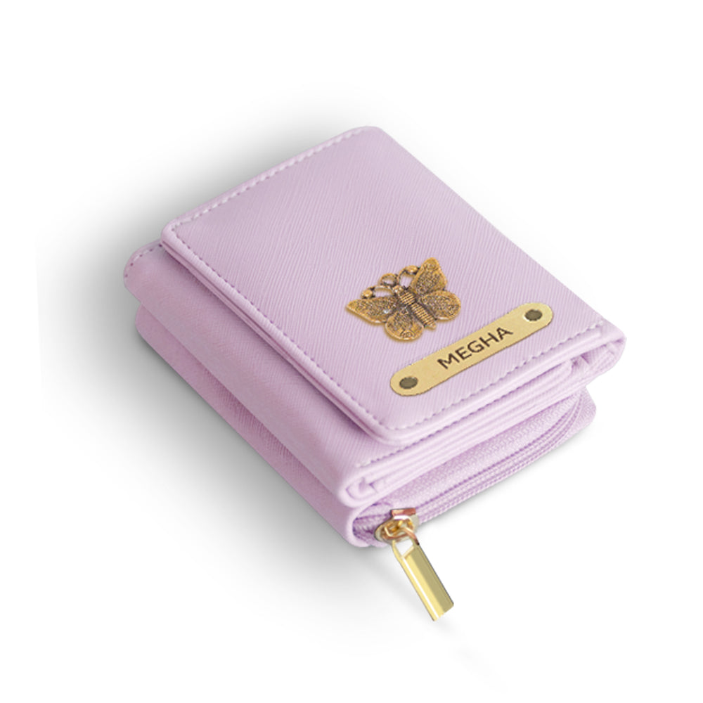 Personalised Vegan Leather Mini Wallet