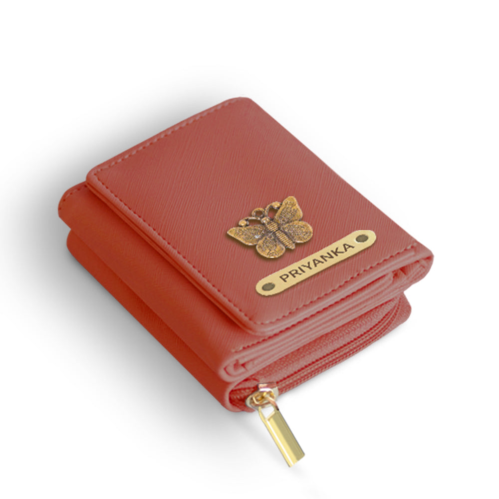 Personalised Vegan Leather Mini Wallet