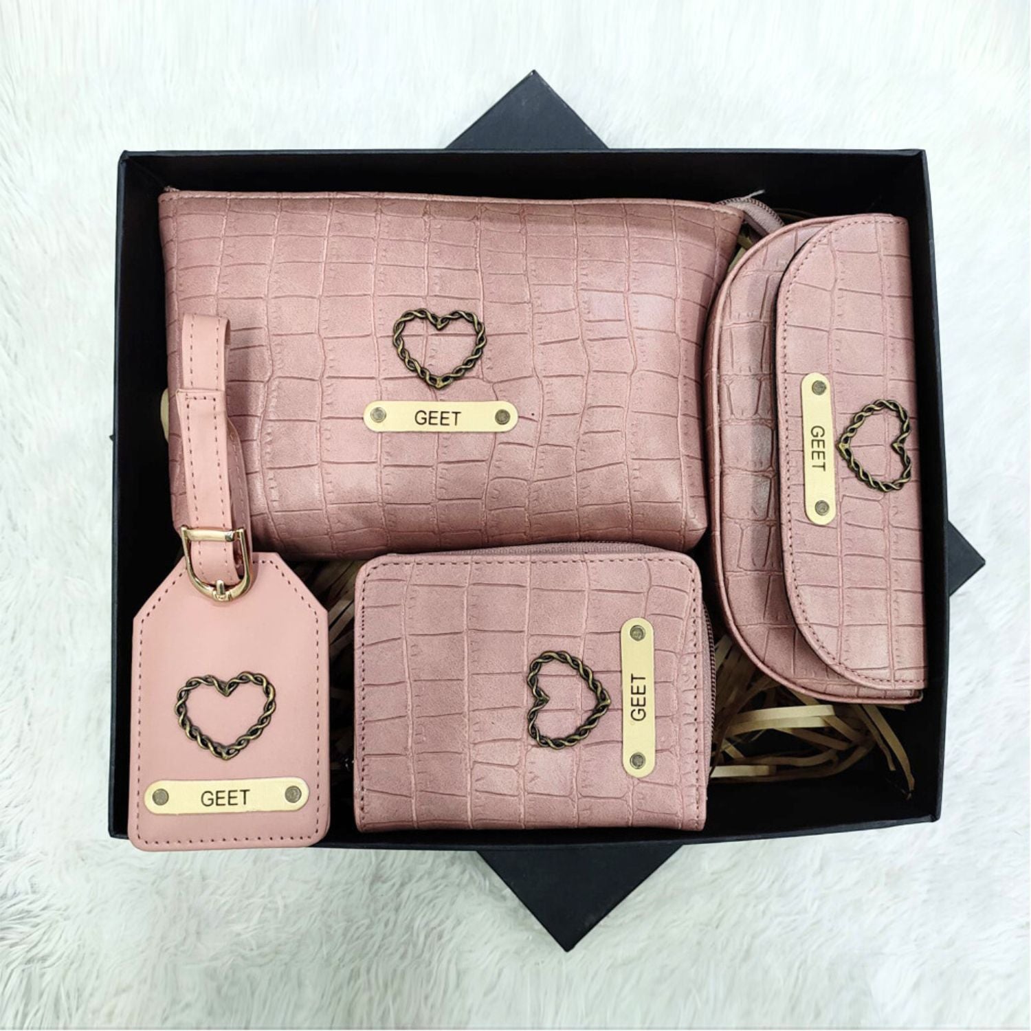 Personalized Unisex Gift Combo with crocodile pattern